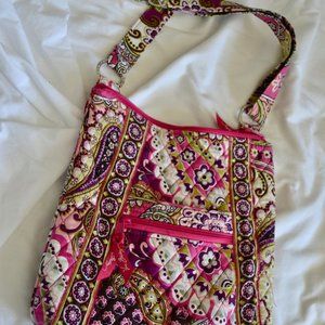 Vera Bradley Pink Paisley Crossbody Bag